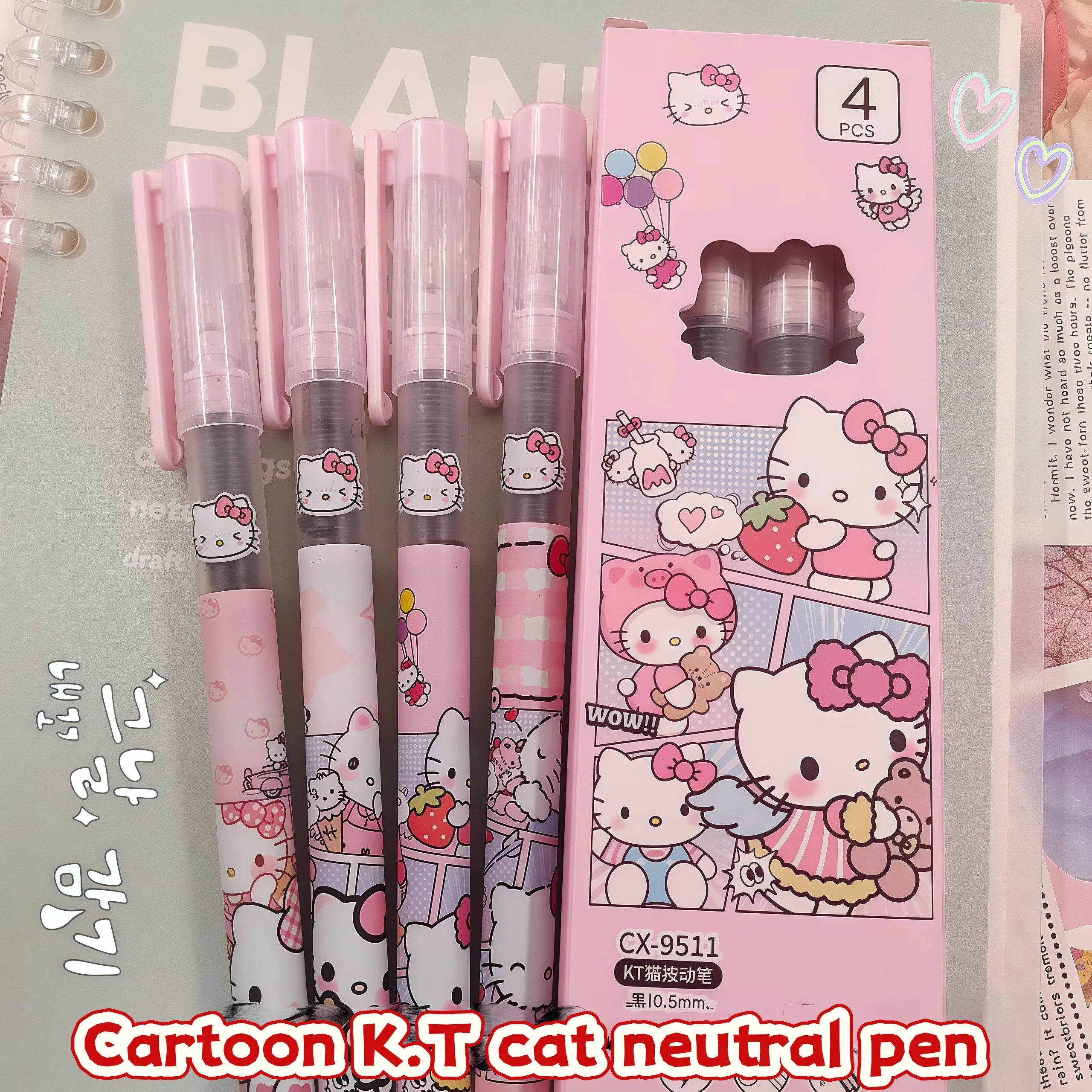 Gel Pens 4 Pcs/Set