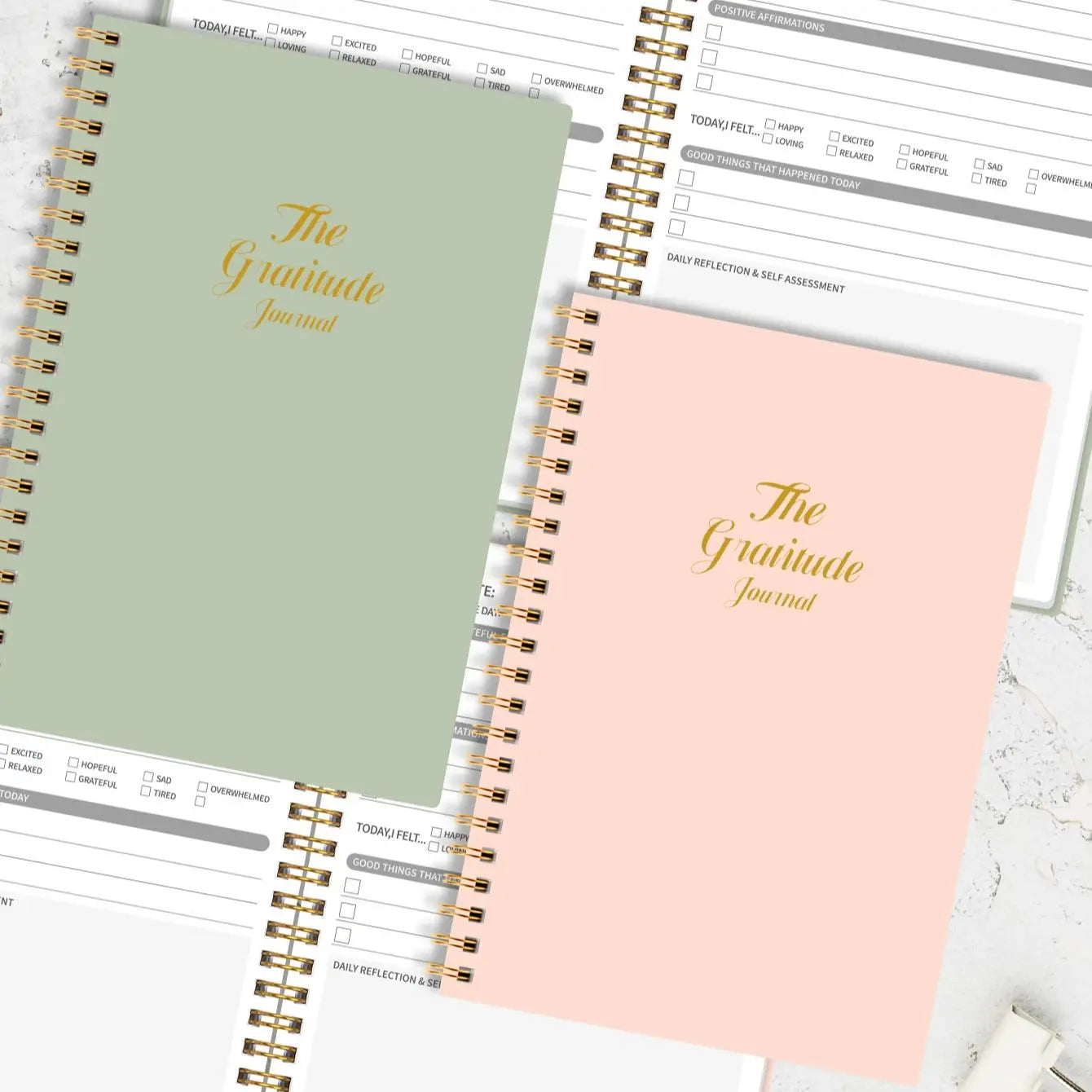 Gratitude Planner: a 5.71 X 8.15-Inch Undated Daily Gratitude Journal That Keeps Track of Your Mood