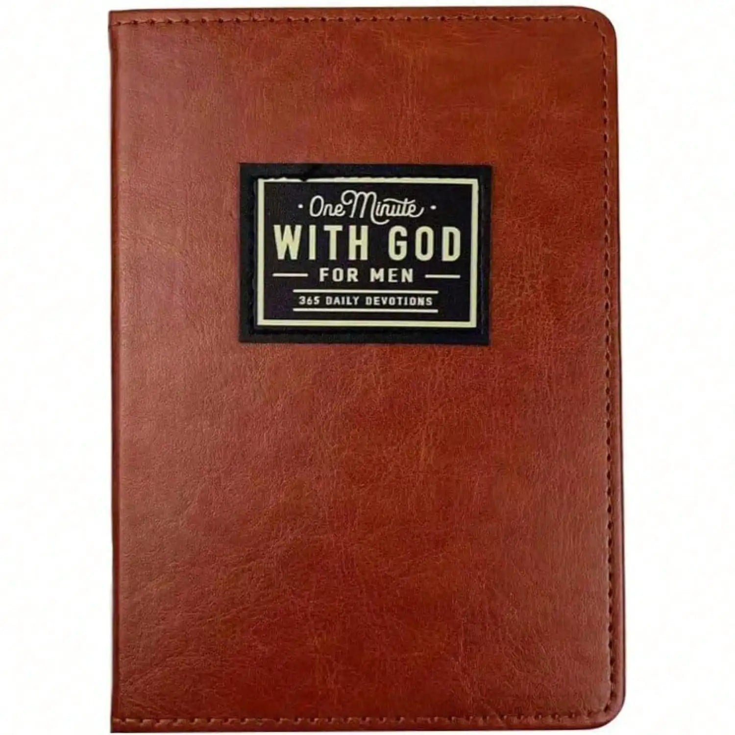 One Minute WITH GOD For Men, 365 Days Of Daily Prayer Brown Book, Bible Prayer Tracking Diary