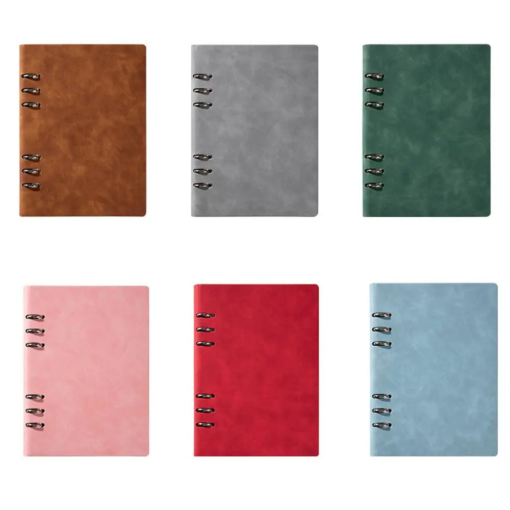 6 Holes Momo Pad Time Organizer Notebooks Binder Spiral Notebook Daily Weekly Planner Journal Notebook Loose leaf Notebook